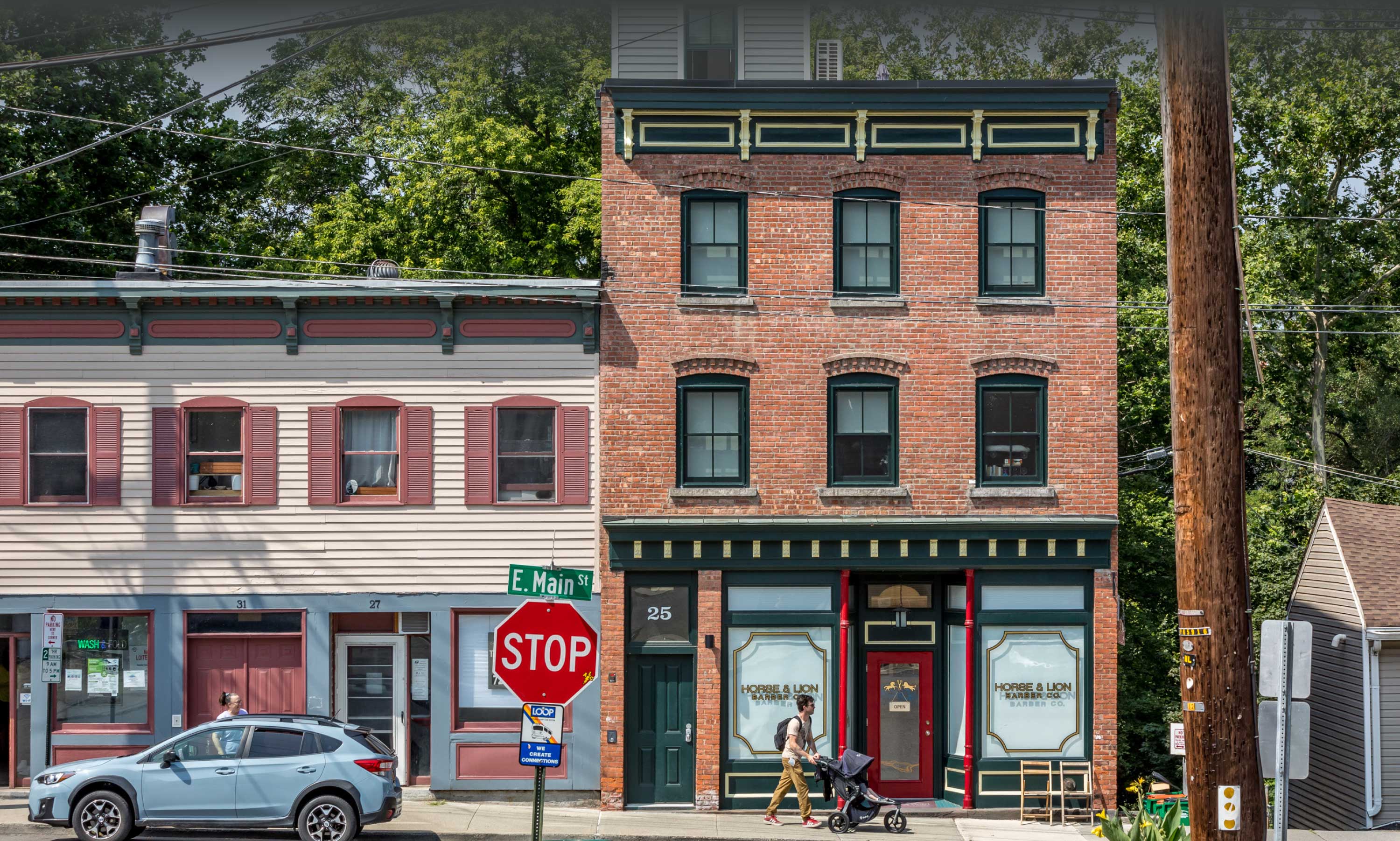25 E main street commercial storefronts and residential units