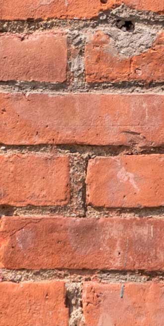 close up of brick wall